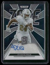 D'VONTE PRICE 2022 Panini Chronicles Spectra Draft Picks Auto #/99
