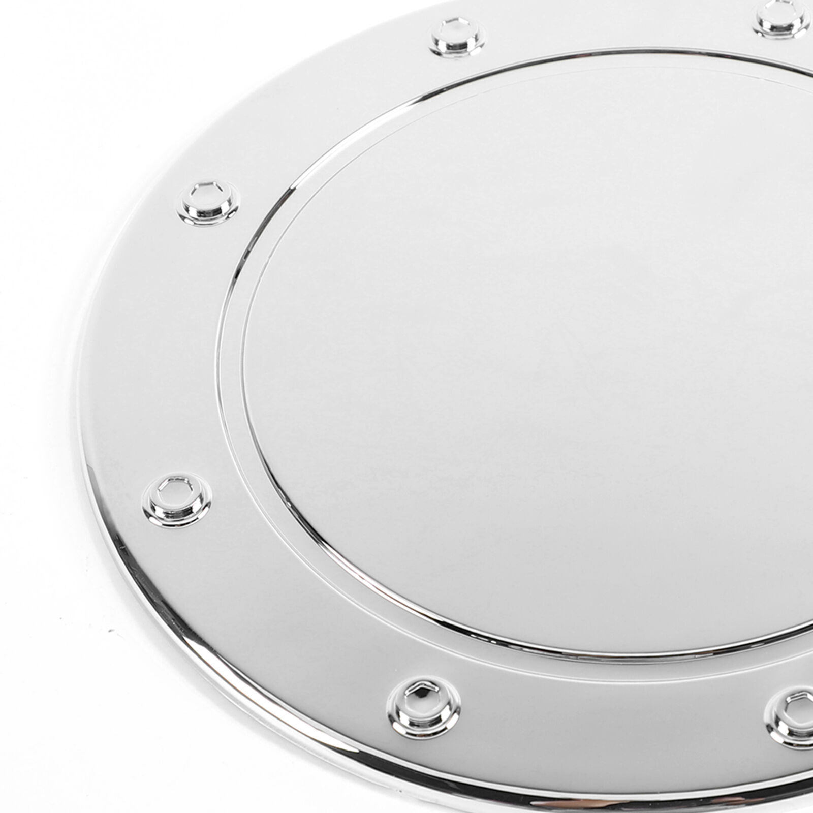 Chrome Fuel Tank Door Cover Gas Trim Fit for Dodge RAM 1500 1017