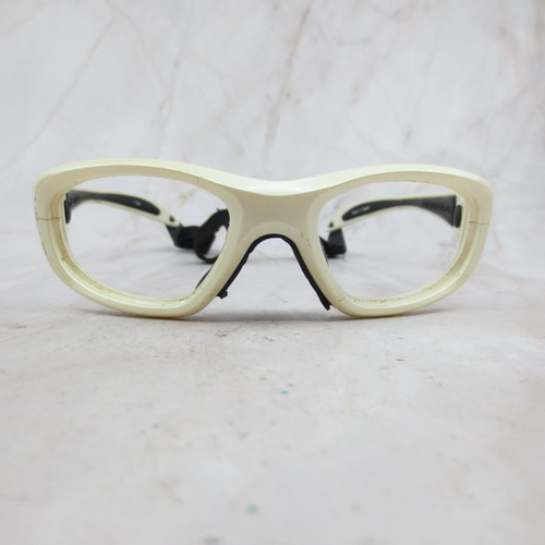 Astm F803 Eyeglasses Frame Unisex Adult Polished White Wrap Full Rim 48-17-125