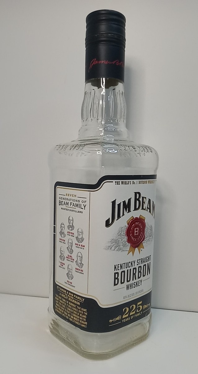 非売品 80年代 ビンテージ JIM BEAM ウイスキー パブミラー 当時物 JIM BEAM Kentucky Straight Bourbon Whisky - 225 YEARS