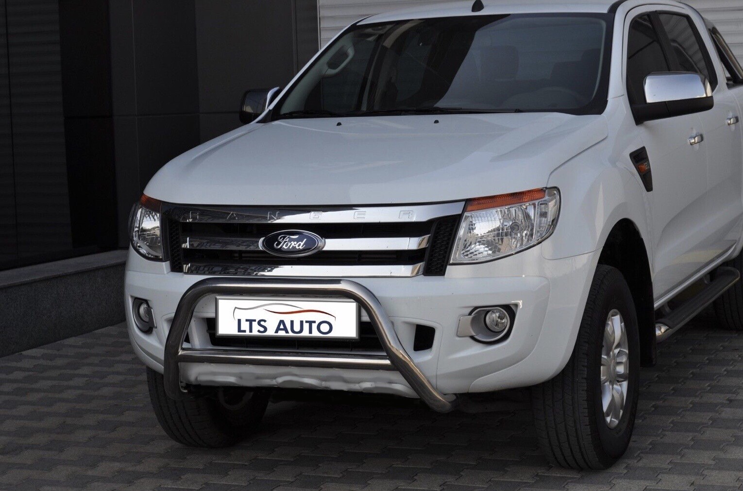 FORD RANGER WILDTRAK STEEL CHROME AXLE NUDGE A-BAR BULL BAR GUARD 2012-2023 W K