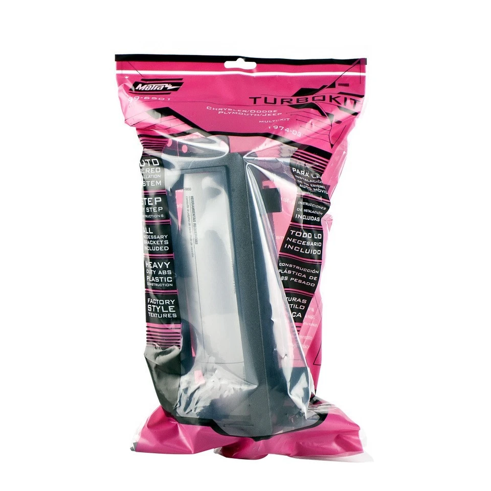 Metra 99-6501 Single DIN Dash Kit for select 1974-2003 Chrysler Dodge Jeep GM - Image 2 of 2