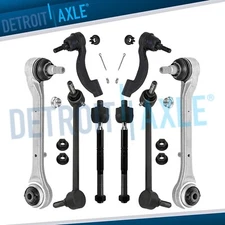 Front Lower Rearward Control Arms Tie Rod Sway Bars for 2013-2019 Cadillac ATS