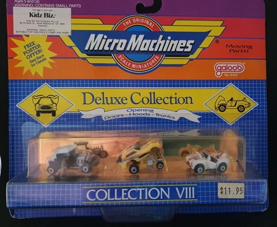 Vintage 1988 Micro Machines Deluxe Collection VIII, Set 8- T Pickup Rod ...