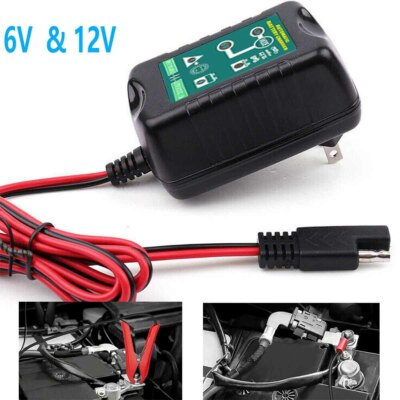 1.5A 6V 12V Battery Charger Maintainer Auto Trickle Charger WET GEL AGM VRLA SLA