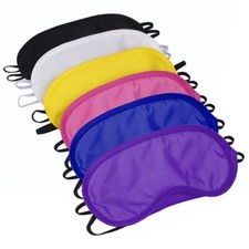 100 Pcs/Lot Travel Sleeping Eye Mask Cover Black Shade Blindfold Eye Patch