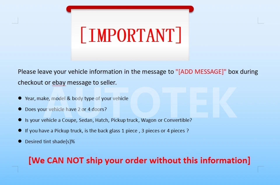 Película de ventana precortada para todos los lados cualquier tono para vidrio GMC Yukon 2000-2006 Foto 3 de 4