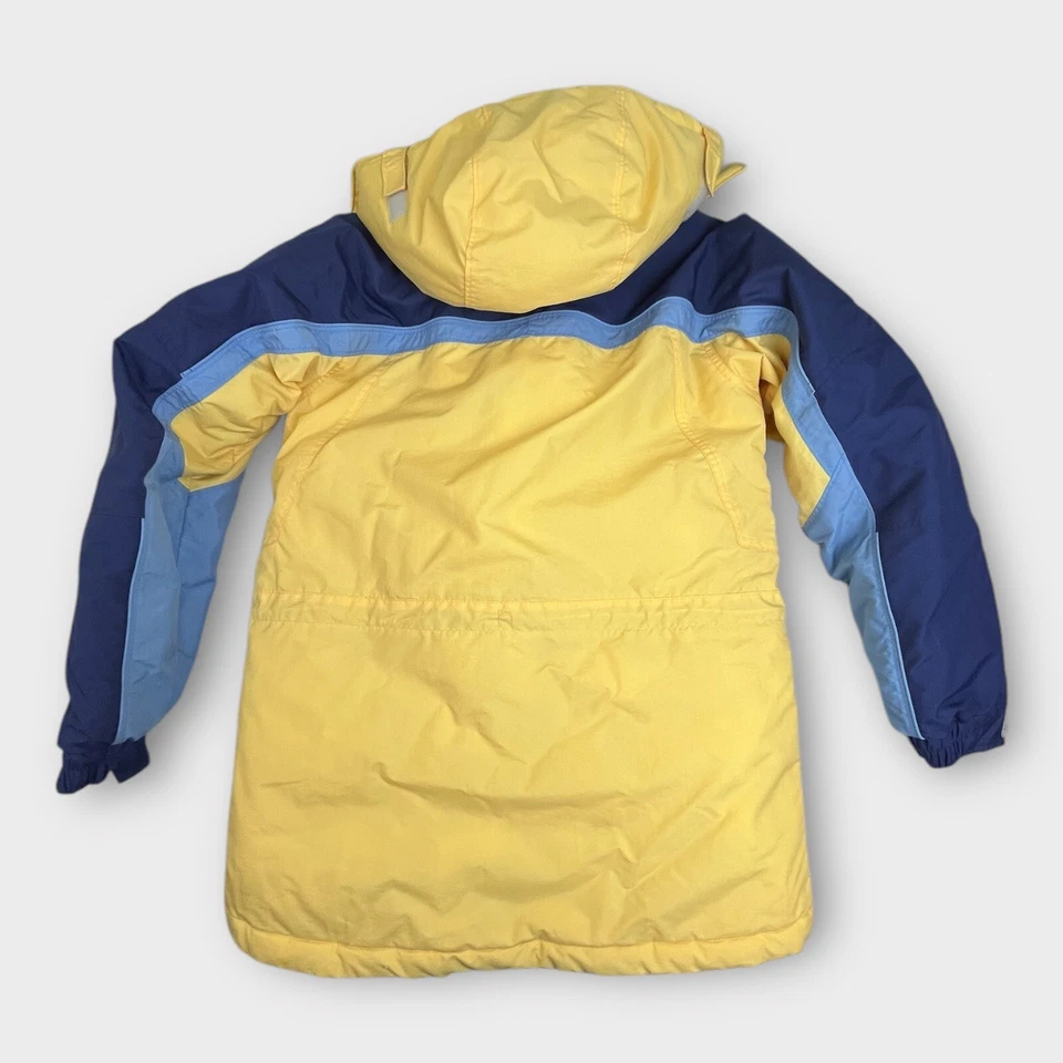 Columbia Sportswear Niños Jóvenes Amarillo y Azul Marino Invierno Chaqueta Abrigo Talla 14/16 Foto 2 de 4