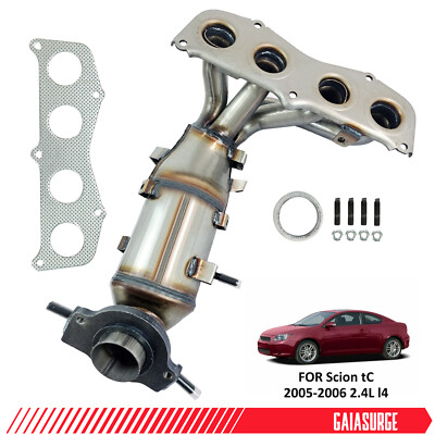 Exhaust Manifold Catalytic Converter Direct-Fit for Scion tC 2.4L 2005 2006 l4