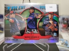 2019 Bowman Chrome Baseball Talent Pipeline #TP-CLE Cleveland Indians