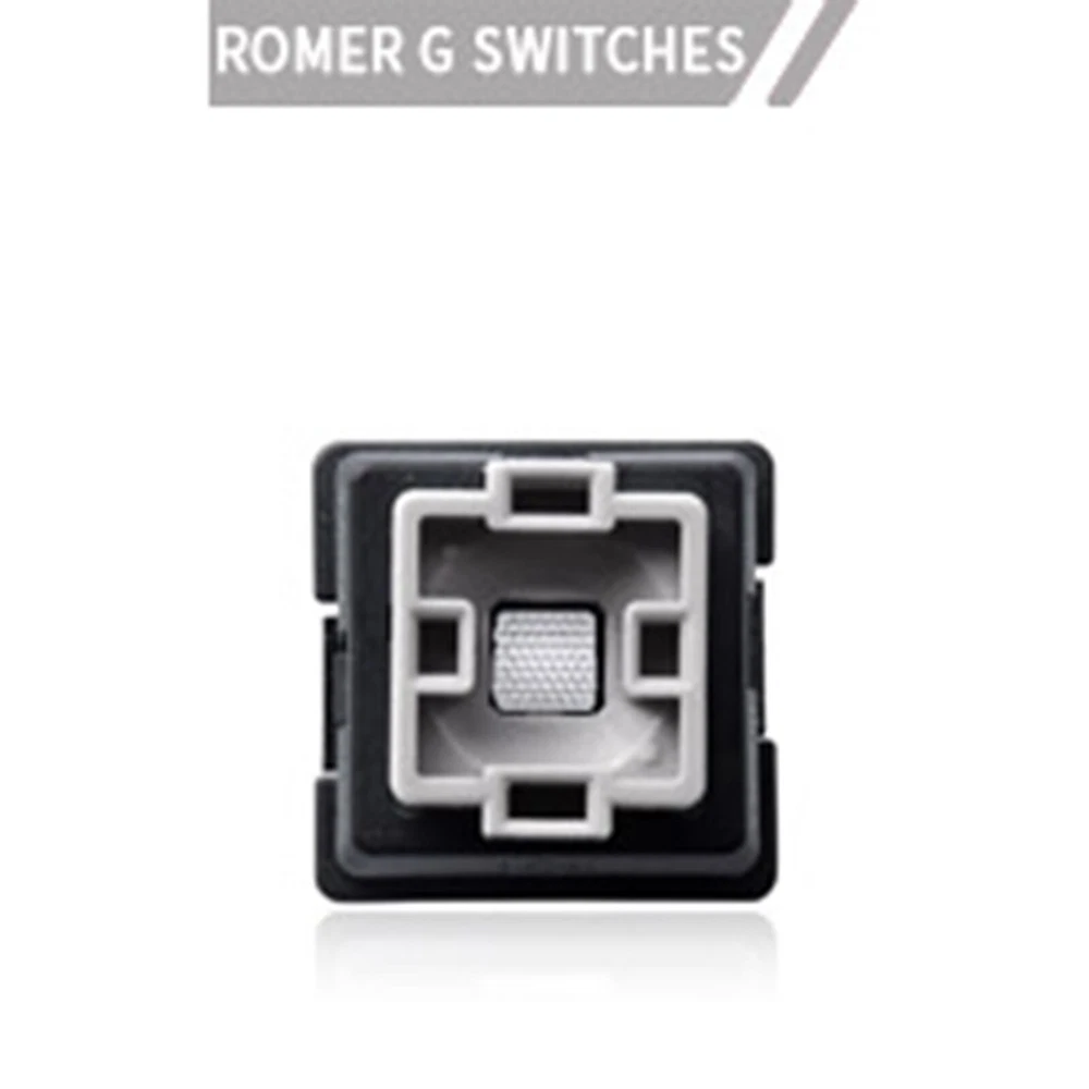 Black Shaft Mechanical Keyboard for Romer-G Switches Compatible with Omron G310 G810 G910 G413 PRO