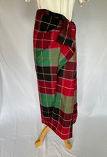 Men's Thai Native Northeastern Open / Tube Sarong Grid Pattern Multi-Color Wrap