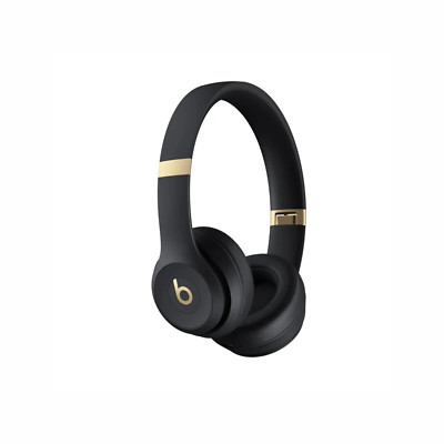 Beats Solo 4 True Wireless On-Ear Headphones -Black And Gold | eBay