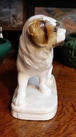 RARE Timberline Lodge Vintage St.Bernard Dog Pottery Souvenir Oregon Mt Hood 9