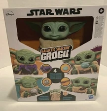 Star Wars Galactic Snackin' Grogu Mandalorian Anamatronic Interactive Toy 2021