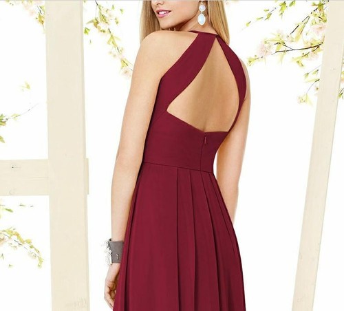 Dessy 8151....Formal / Mother of Bride Dress ....Burgundy.....Size 0...NWT - Afbeelding 4 van 6