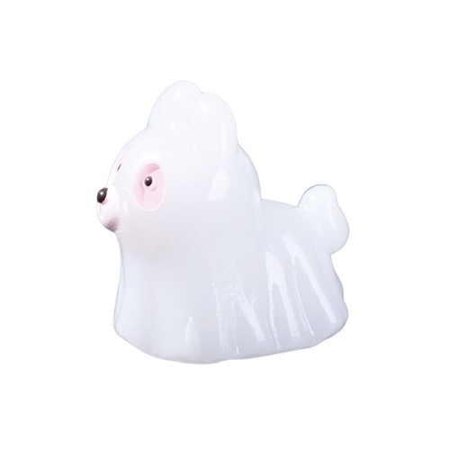 Halloween Decorations Dog Desktop Ornament Glow In The Dark Resin Figurine Pet - Picture 31 of 36