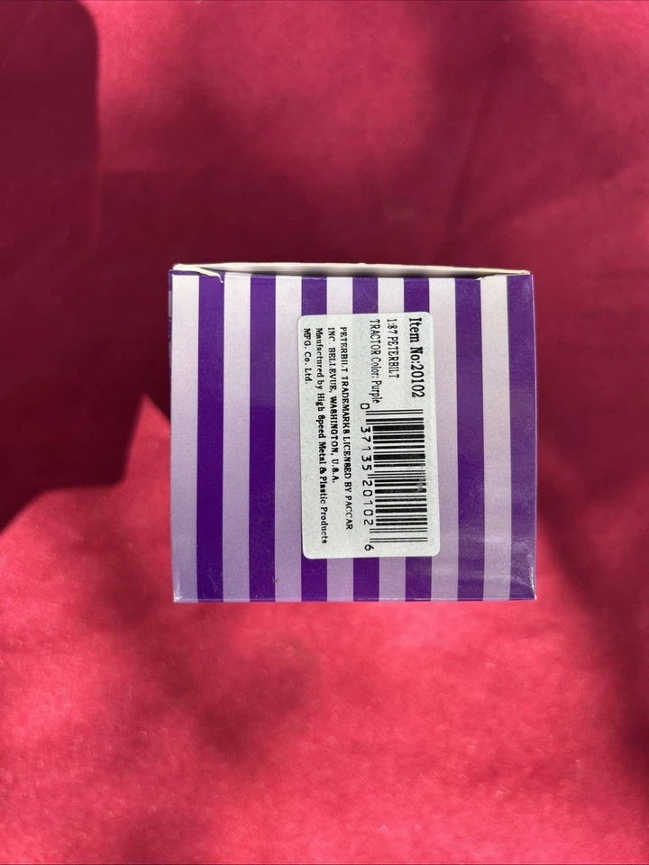 1:87 Model Power Minis Diecast TrainPurple Peterbuilt Item 20102 Metal - Image 2 of 4