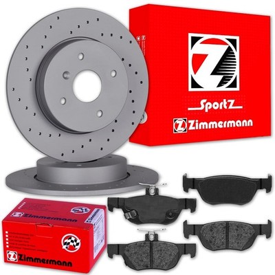 Zimmermann SPORT BREMSSCHEIBEN + BELÄGE HINTEN für MAZDA CX-30 DM + MX-30 DR