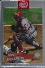2019 9/99 Mike Lieberthal (2000 Topps Stadium Club) #00TSC-160 Buyback Auto 8d2