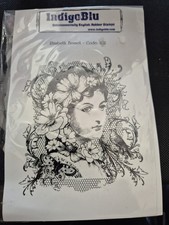 Indigo Blu Rubber Stamp - Used