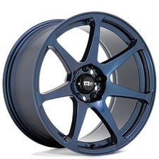 18x8 Motegi Racing Wheels Mr154 Battle Midnight Blue Rims 4pcs