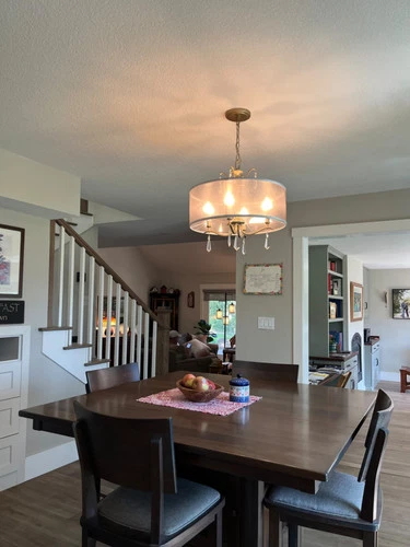 Minka -Lavery 4443-582 Laurel Estate 4 Light Semi Flush Mount Chandelier - Picture 1 of 3