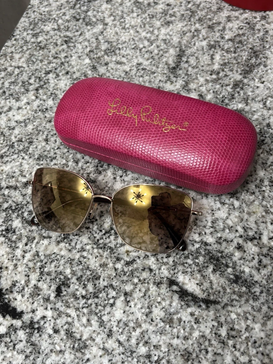 Lilly Pulitzer Gold Sunglasses for Women for sale | eBay display picture 2