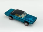 Hot Wheels Redline CUSTOM T-BIRD Aqua US White Interior Very Nice !!!