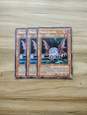 Yu-Gi-Oh! - Brain Jacker 3x - Rare - Full Playset - FET-EN034