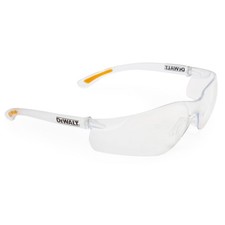 Dewalt Contractor Pro Safety Glasses Clear 99.9 UVA/UVB Protection DPG52-1D EU