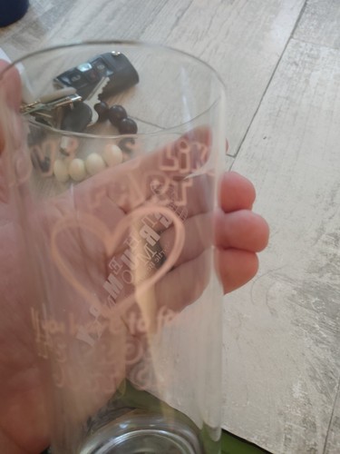 The Grumpy Monk - 16 oz glass Love Is Like A Fart - Picture 4 of 11