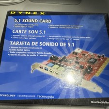 Dynex DX-SC51 PCI 5.1 Sound Card - Brand New, Sealed in Plastic