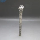 ANTIQUE VICTORIAN SOLID STERLING SILVER SEALING WAX HOLDER 17.5CM LONDON 1892