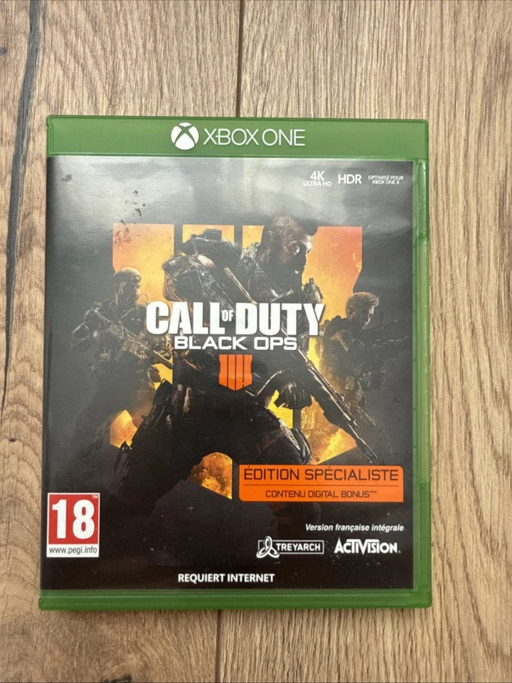 Call Of Duty Black Ops 4 Xbox One Fr Très Bon État Livraison Rapide, photo 1 sur 3