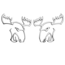 2x Hellmoose Badge Emblem Chrome Metal Ram Cummins 3500 Diesel Dodge Mopar