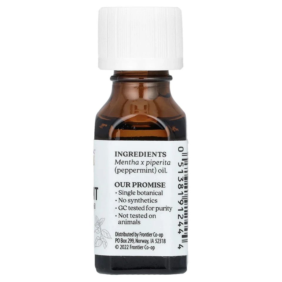 纯精油,甜薄荷,0.5 液量盎司 (15 毫升) — 第 2/2 张图片