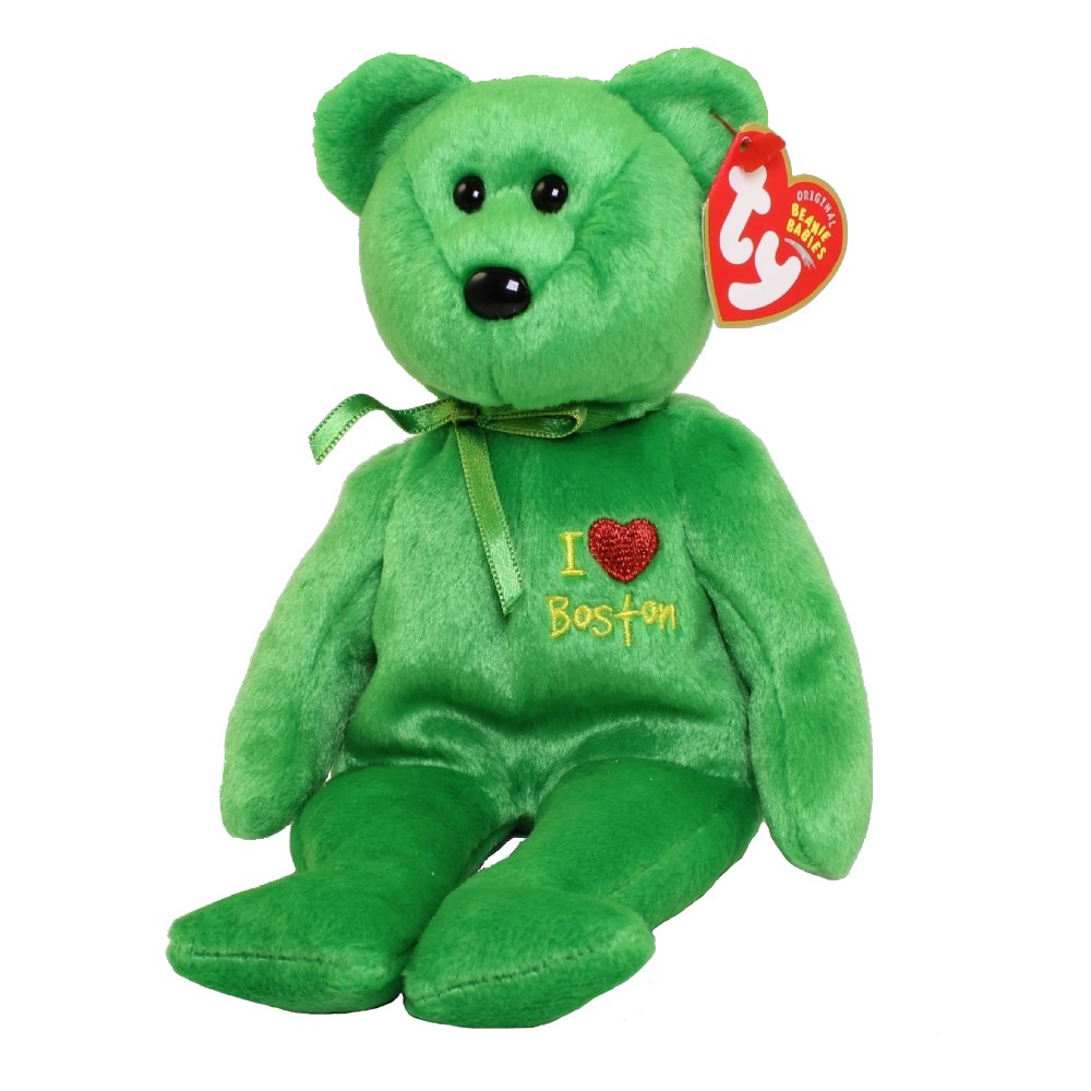 Ty Beanie Baby Boston The Bear With Tag Retired DOB December 16th