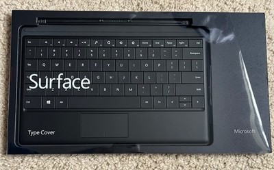NEW- Microsoft D7S-00001 Surface Type Cover, Pro, Pro 2- Charcoal