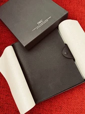IWC Leather Notebook Journals Black, B5 Size 22.5*19 cm, 70 pages, Refillable