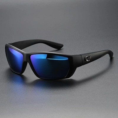 Costa Del Mar Black Green Polarized Sunglasses Eyewear for Fishing Driving