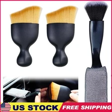 Soft Microfiber Duster Small Comfortable Handle Reusable Dust Brush Cleaning New
