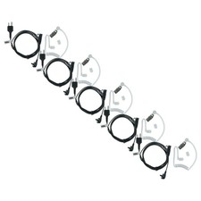 5x auricolari auricolari PPT tubo acustico per radio Icom IC-04E IC-12AT IC-12A