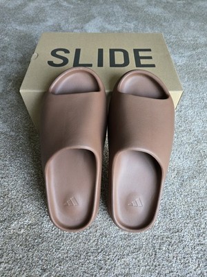 Adidas Yeezy Slide Flax Dark Beige FZ5896 Men's SZ 12 | eBay