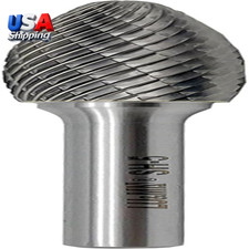 SH-5 Tungsten Carbide Burr Rotary File Flame Shape Double Cut (1/2” Cutter Dia