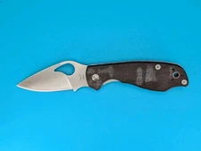 Spyderco Byrd Crow 2 G10, BD1 Steel Retired Plain Edge Folding Pocket Knife!