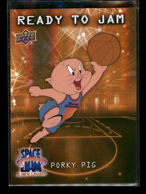 2021 Upper Deck Space Jam Porky Pig #RJ-8 Ready To Jam 100/449