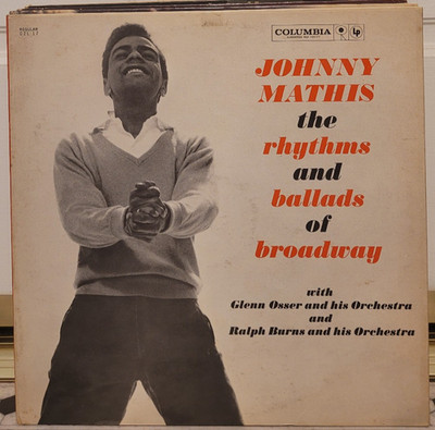 Johnny Mathis   The Rhythms And Ballads Of Broadway  2xLP  VERY NICE! VG++