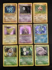 Vintage Pokemon Cards Holo Rare WOTC Lot Base Set, Rocket, Fossil - Mewtwo MP/HP