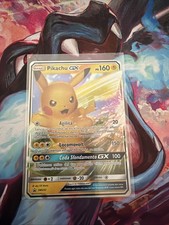 PIKACHU GX SM232 Black Star Promo Ita Nm/M Pokemon Card